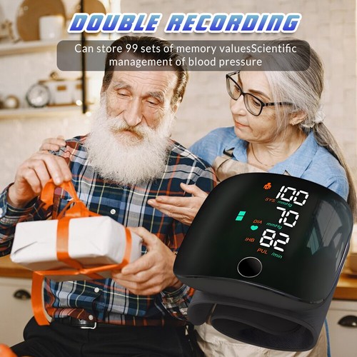 Digital Blood Pressure Monitor Upper Arm /Wrist Heart Rate w/ Voice Broadcasting - Bild 20 von 44