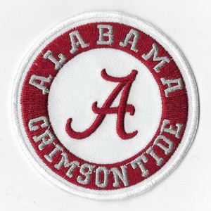Alabama-Crimson-Tide-NCAA-Round-Iron-on-Patch-Embroidered-Patches-Applique-Badge