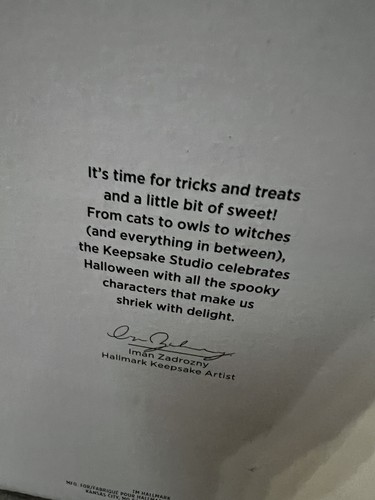 Hallmark 2023 Nightmare Before Christmas Citizens Of Halloween Town Ornament Set - Picture 3 of 3