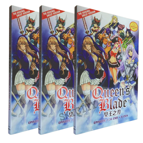 DVD Anime UNCUT Queen's Blade Complete Season 1-3 (1-36 End + 6 OVA) English Dub - Picture 2 of 11
