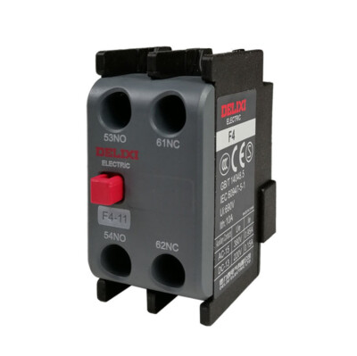 Delixi CJX2S Series Contactor Auxiliary Contact F4-11 22 20 02 31 13  Brand #DEL