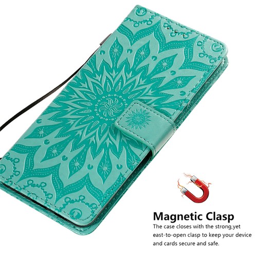 Magnetic Leather Wallet Flip Case For Samsung Galaxy S24 Ultra S23+ S22 S21 FE - Picture 4 of 18