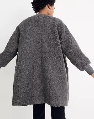 NEW Madewell XXL Bonded Sherpa Cocoon 