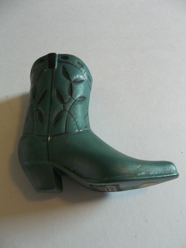 STIVALE DA COWBOY TOMBSTONE ARIZONA CERAMICA VERDE ACQUA - Foto 2 di 3