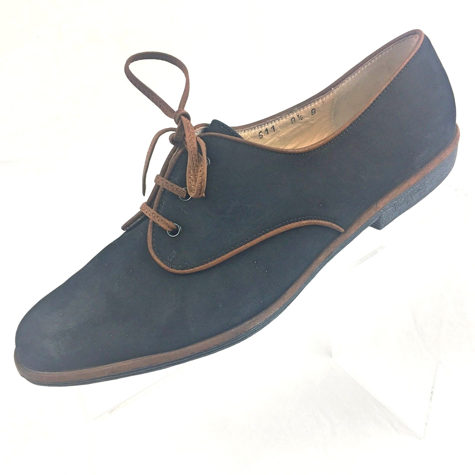 Zapatos Baltimora De Cuero Salvatore Ferragamo Para Mujer Nobuck Baltimora Zapatos Oxfords 8.5B Italia e53582 Zapatos Baltimora De Cuero Salvatore Ferragamo Para Mujer Nobuck Baltimora Zapatos Oxfords 8.5B Italia e53582