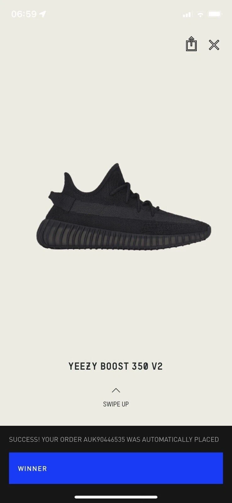 Yeezy Boost 350 v2 onice UK9 Nuovo di zecca prevendita