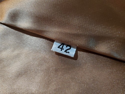 Vtg ORVIS Brown Suede Leather Bomber Jacket | Made in USA | 42L Long - Picture 11 of 13