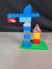 LEGO DUPLO 10518 MY FIRST CONSTRUCTION SITE 100% COMPLETE DUMP TRUCK CRANE DOZER