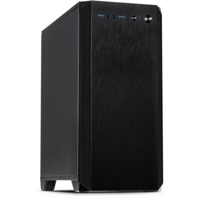 MicroATX  Tower PC Gehäuse H-606 gedämmt für Silent-PC-Systeme ohne NT w/o PSU