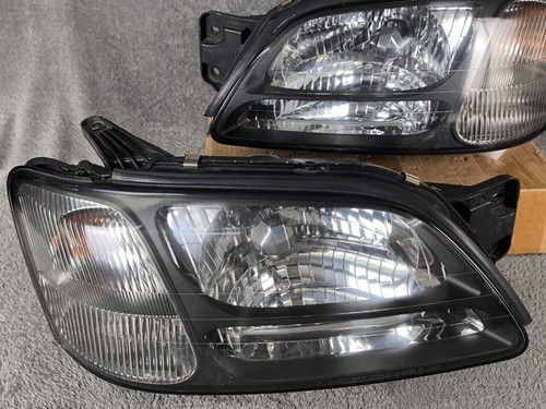 JDM SUBARU LIBERTY B4 BE5 LEGACY BH5 BH9 BLACK OEM HID ZENKI HEADLIGHTS LAMP SET - Foto 2 di 20