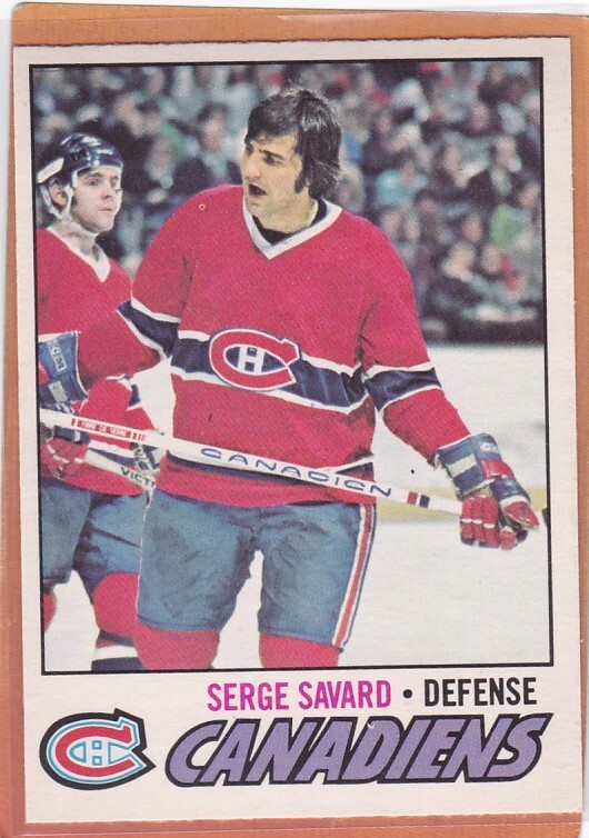 1977-78 O PEE CHEE HOCKEY SERGE SAVARD #45 CANADIENS NM/NM+ *A9899