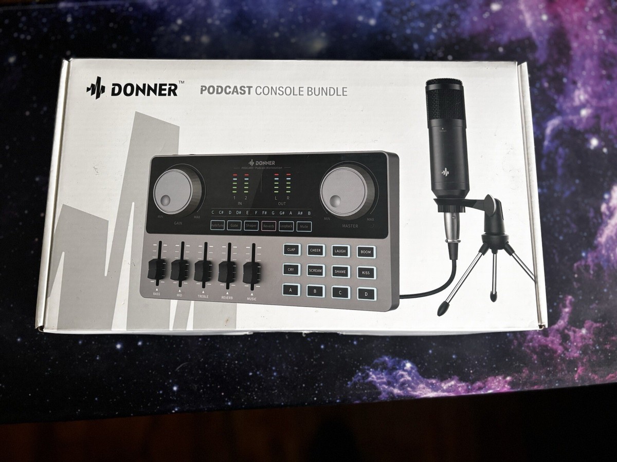 DONNER podcast console bundle