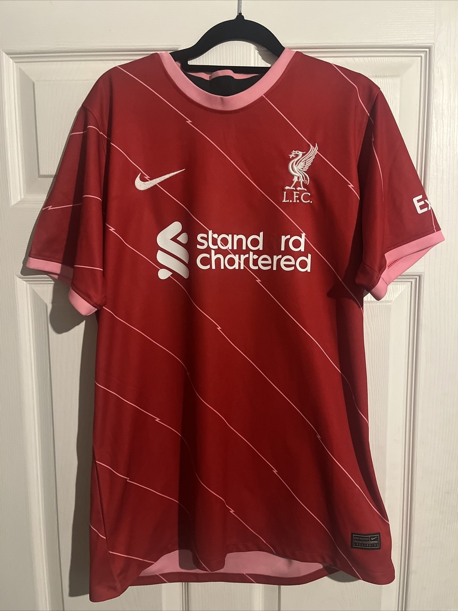 Liverpool jersey standard chartered sale