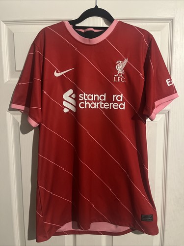 Liverpool FC LFC Standard Chartered Home Jersey Size XL - 第 1/7 張圖片
