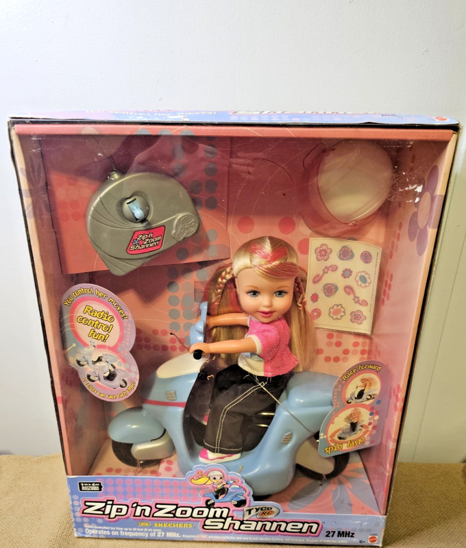 Tyco RC Mattel Zip'n Zoom Shannen Doll Scooter Remote NEW IN THE BOX