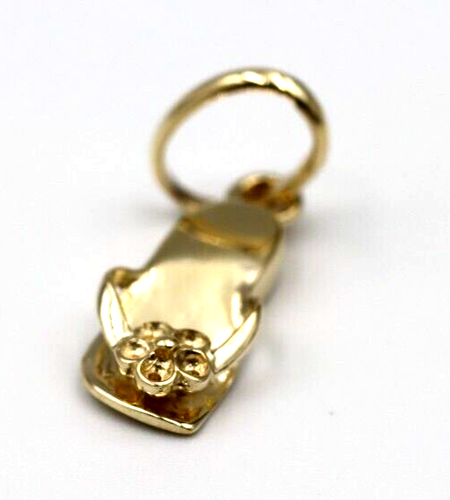 Kaedesigns, Genuine New 9ct Yellow Gold Flower Thong Pendant Charm 357 - Imagen 4 de 12
