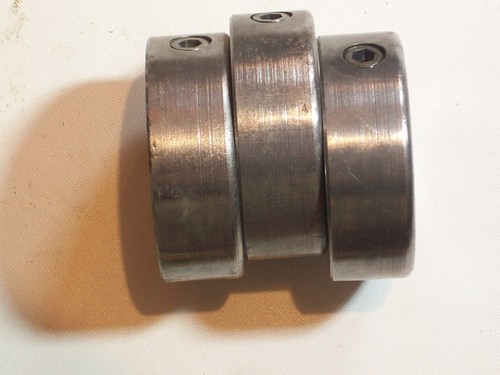 Tool COLLAR SET SCREW SHAFT DRILL STOP 1 1/2 INCH 1.500” 2 1/4 2.26 OD X .747 WD - Picture 9 of 10