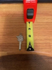 Mercury Messenger Man Vintage Silver Tone Key Blank Uncut 