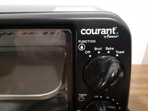 Courant TO621K Compact Toaster Oven Black - Picture 2 of 6