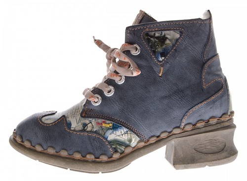 Leder Damen Winter Stiefeletten Knöchel Schuhe TMA 5171 Boots gefüttert - Bild 2 von 14