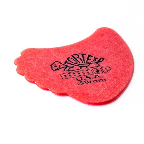 Púas de guitarra Dunlop Tortex Fin Plectrums - bolsas de 6 púas - todos los medidores - Imagen 9 de 30