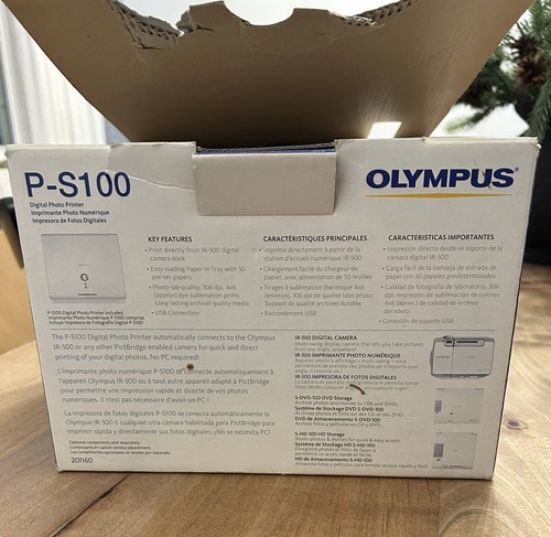 Olympus P-S100 Digital Photo Printer Dock & Done Dye Sublimation Printer Thermal - Picture 6 of 10