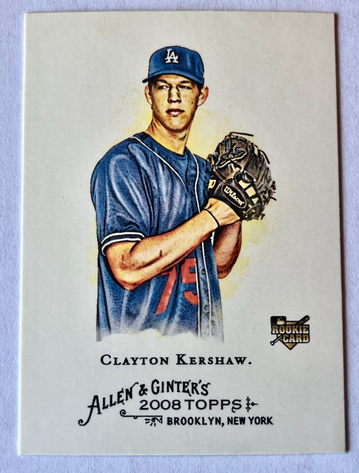 Clayton Kershaw 2008 Topps Allen & Ginter #72 Rookie Card LA Dodgers