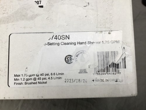Delta 75609SN 1,75 GPM 6 Stellen Handdusche Paket Satin Nickel - Bild 10 von 11