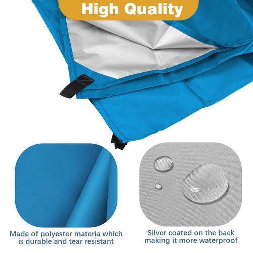 Awning Polyester Fabric Silver Coated Outdoor Waterproof Canopy Multi-Purpose - Picture 39 of 60