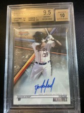 2018 Bowman’s Best Yordan Alvarez Auto
