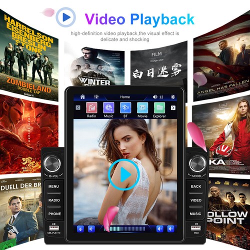 9.5" inch Android Double 2Din Car Radio Stereo GPS FM Player Touch Screen - Bild 11 von 14