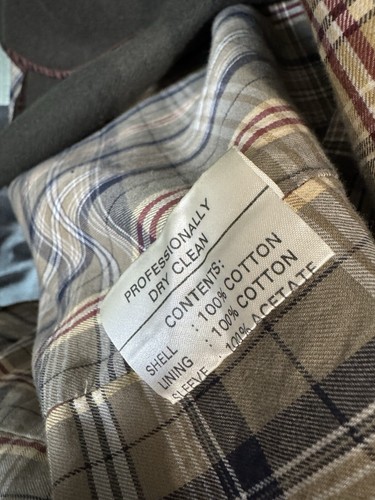 Gabardina Polo University Club Ralph Lauren para hombre 42R forro de lana extraíble - Imagen 10 de 12