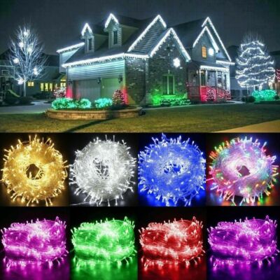 Weihnachts Lichterkette Innen Außen Schnur Wasserdicht Weihnachtsbaum Party