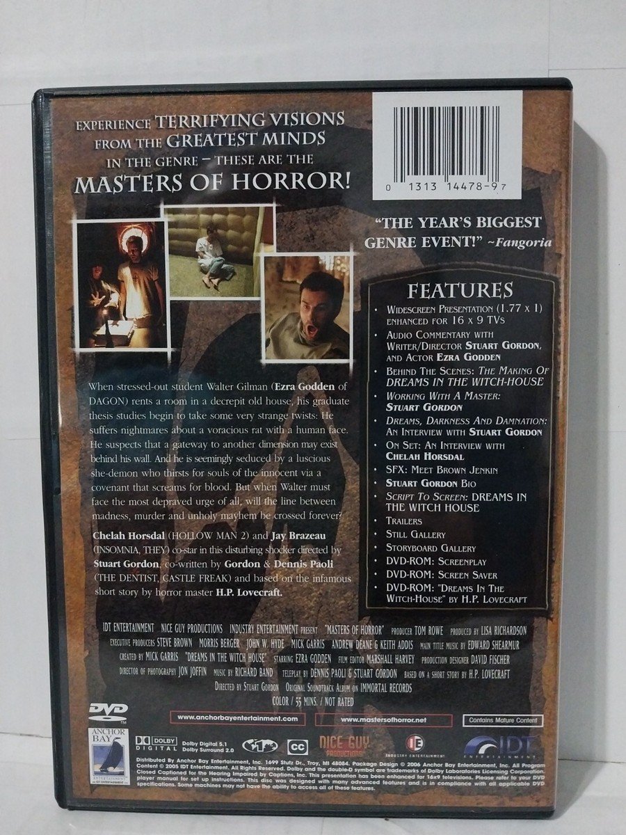 Stuart Gordon Dreams in the Witch House - Masters of Horror