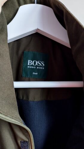 Hugo Boss Sport Vintage Jacket High Neck Dark Green - Picture 3 of 10