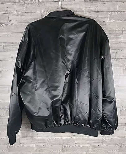 Vintage ROYAL CANADIAN CURLING CLUB Varsity BOMBER JACKET XXL Full Zip Coat - Picture 5 of 7