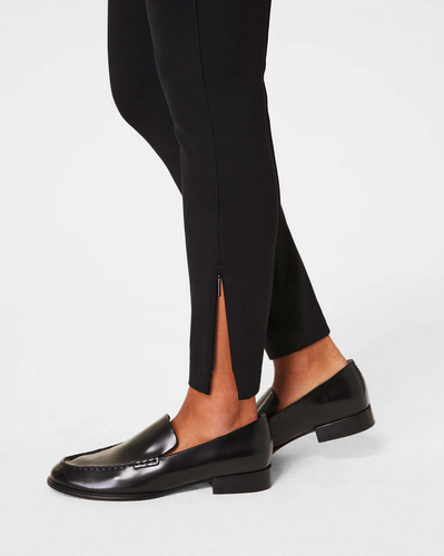 Ponte Zip Legging,Premium Ponte Fabric With 4-way stretch - Picture 3 of 5