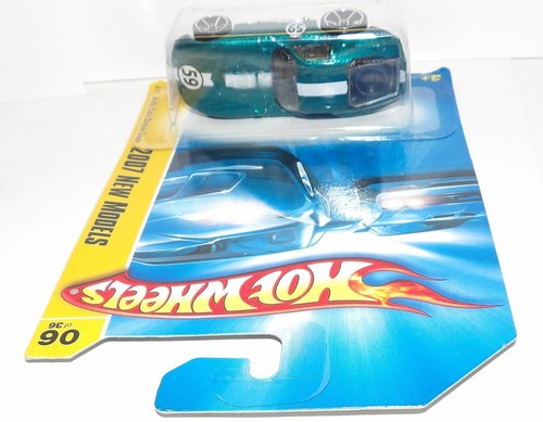 Hot Wheels 2007 New Models #6 SHELBY COBRA DAYTONA COUPE Teal Die Cast NEW - Picture 7 of 8