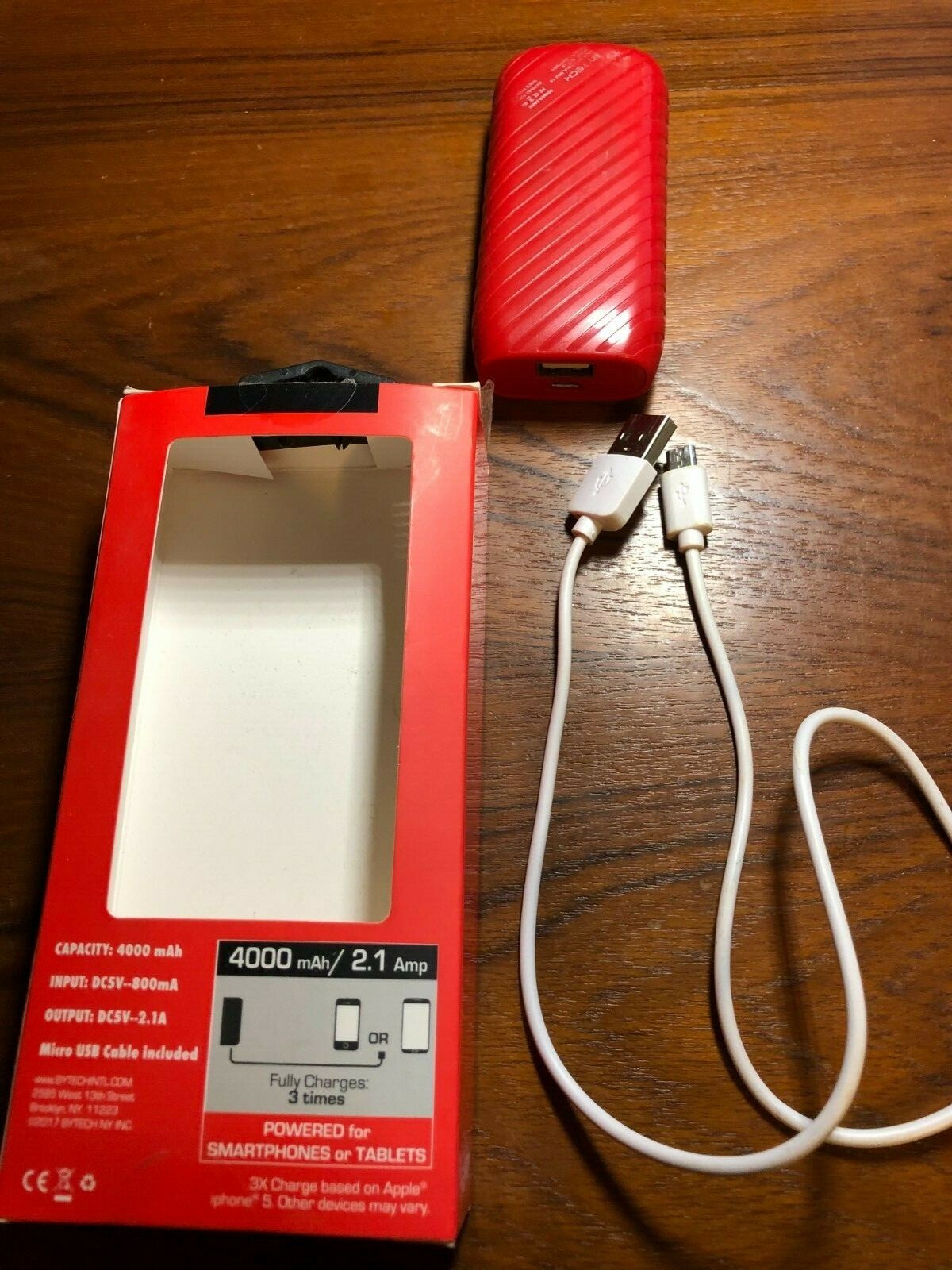 bytech charger UNIVERSAL POWER BANK 4000 mAh eBay