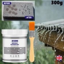 Invisible Transparent Waterproof Glue Sealant Coating Agent Long-lasting 300g UK