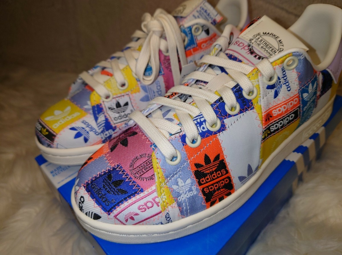 Size 8 - adidas Stan Smith Patchwork Trefoils W for sale Size 8 - adidas Stan Smith Patchwork Trefoils W for sale