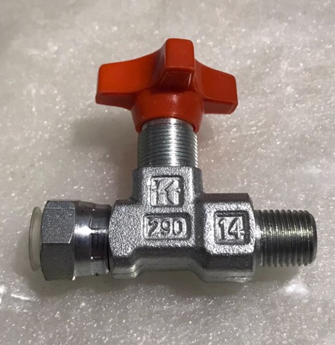1Pcs New mechanical pressure gauge switch needle valve FT290-14 external thread - Picture 3 of 4