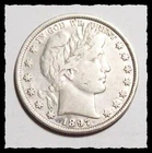 1897-P BARBER HALF DOLLAR  Nice Details  Sharp  VF+  #8D26