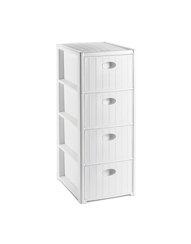 Schubladenwagen Rollwagen Schubladenschrank Schrank Badschrank Badregal Rattan - Bild 11 von 14