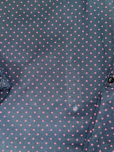 Tommy Hilfiger Cotton Blue Dots Long Sleeve Dress Shirt Men's XL 44”x27” - Picture 14 of 14