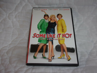 SOME LIKE IT HOT 50TH ANNIVERSARY DVD MARILYN MONROE TONY CURTIS JACK LEMMON