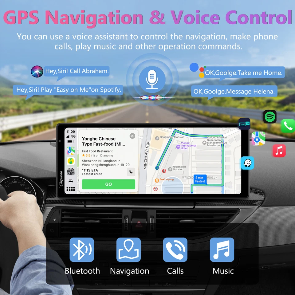 CARPURIDE W903 Smart Multimedia Wireless Carplay Android Auto With Dash Camera - image 4 of 4