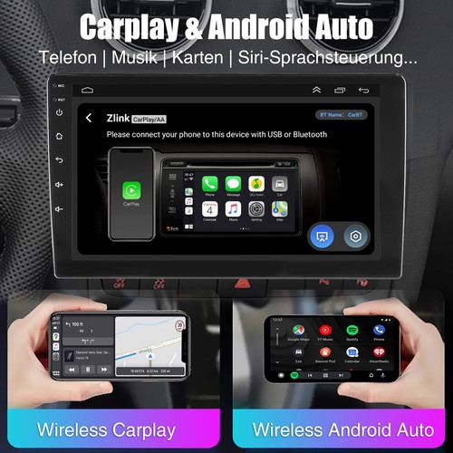 DVR+ Für AUDI A3 8P 2003-2013 Android14 Autoradio GPS NAVI 128G DAB Carplay WIFI - Bild 8 von 16