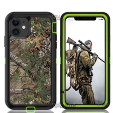 For iPhone 16 Plus / 16 Case [Clip Fits Otterbox Defender] Holster Camo