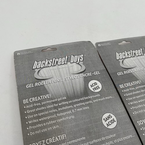 Vintage Backstreet Boys Gelstifte Jelly Trend 2000 New Old Stock 2 Packungen selten Y2K - Bild 12 von 17